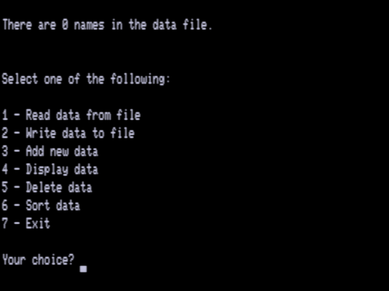 Screen shot
